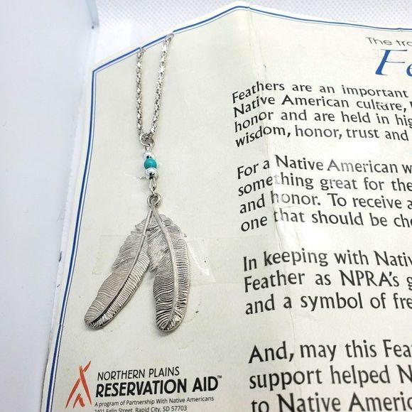 NPRA Jewelry Nwt The Tradition Of The Feather Necklace Poshmark